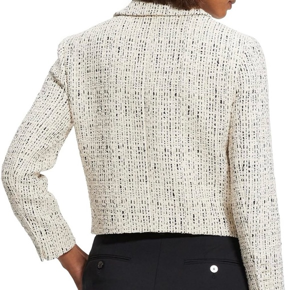 NWT Theory Cropped Tweed Jacket - Picture 3 of 7